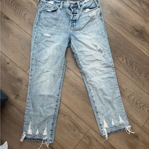 Pistola Blue Straight Leg Pants